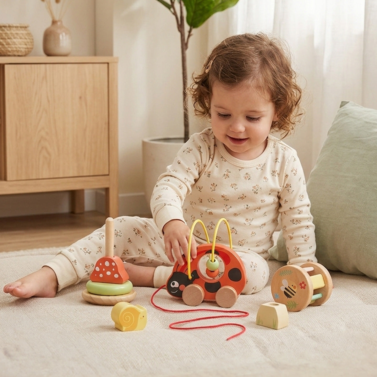 TOOKY TOY 3 in 1 Box - Ladybug---TP563