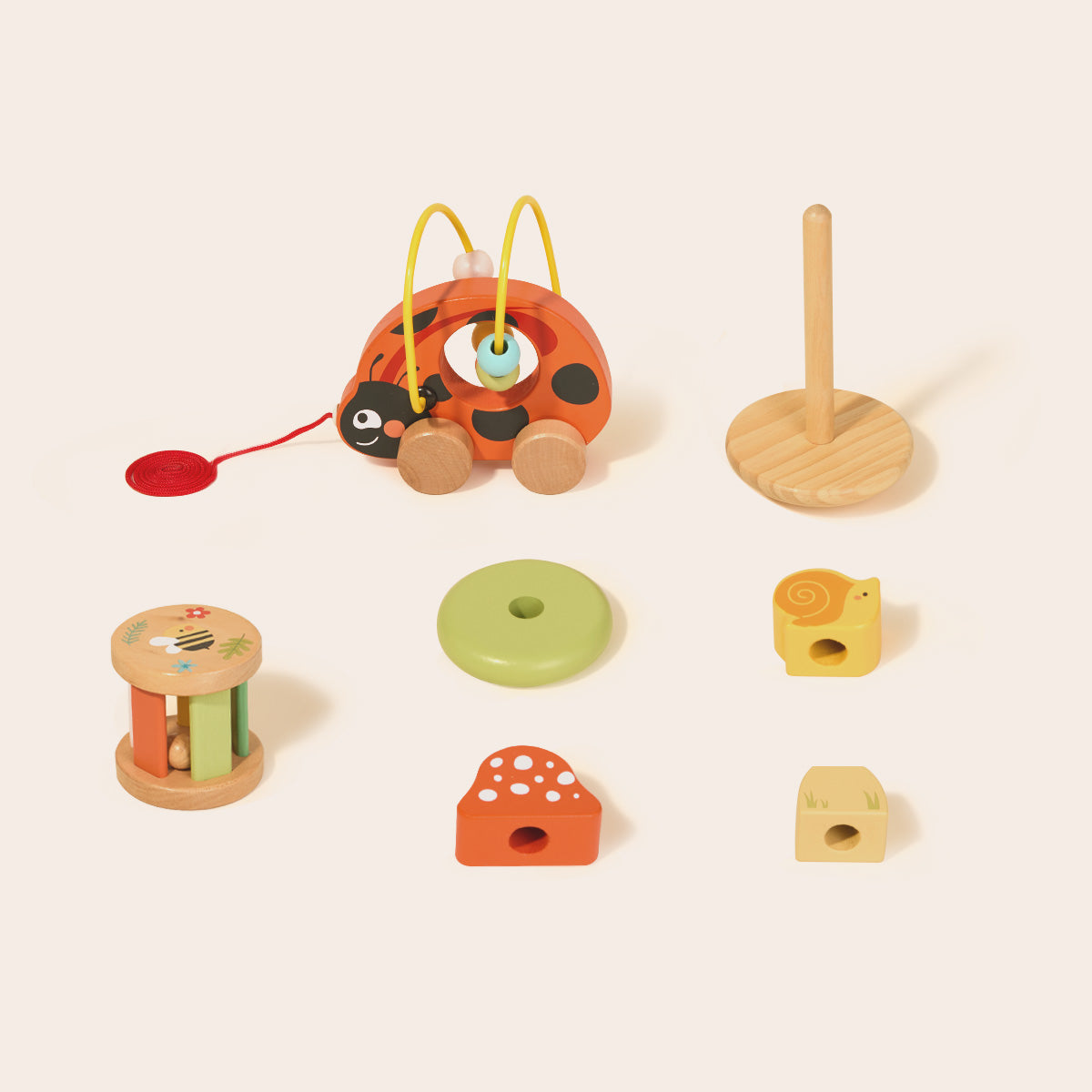 TOOKY TOY 3 in 1 Box - Ladybug---TP563