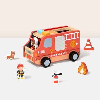 TOOKY TOY Fire Truck Set---TP568