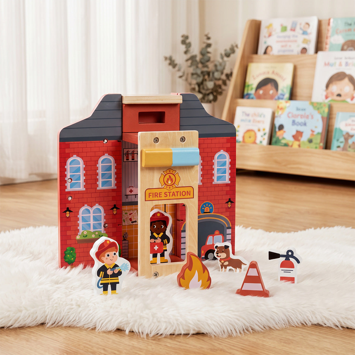 TOOKY TOY Fire Truck Set---TP568