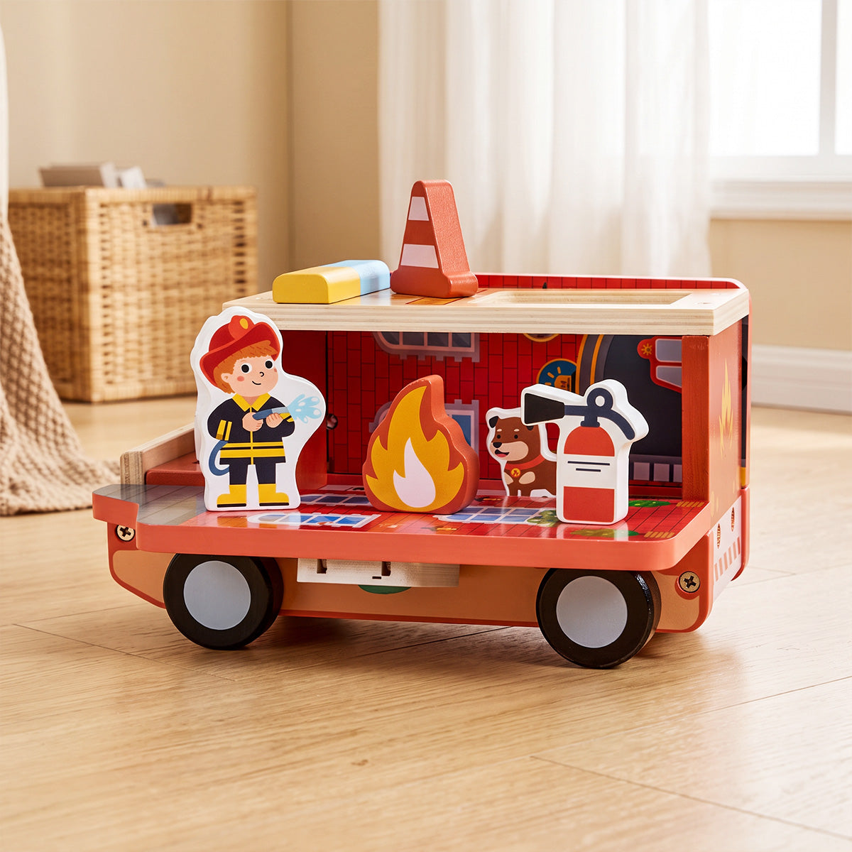 TOOKY TOY Fire Truck Set---TP568
