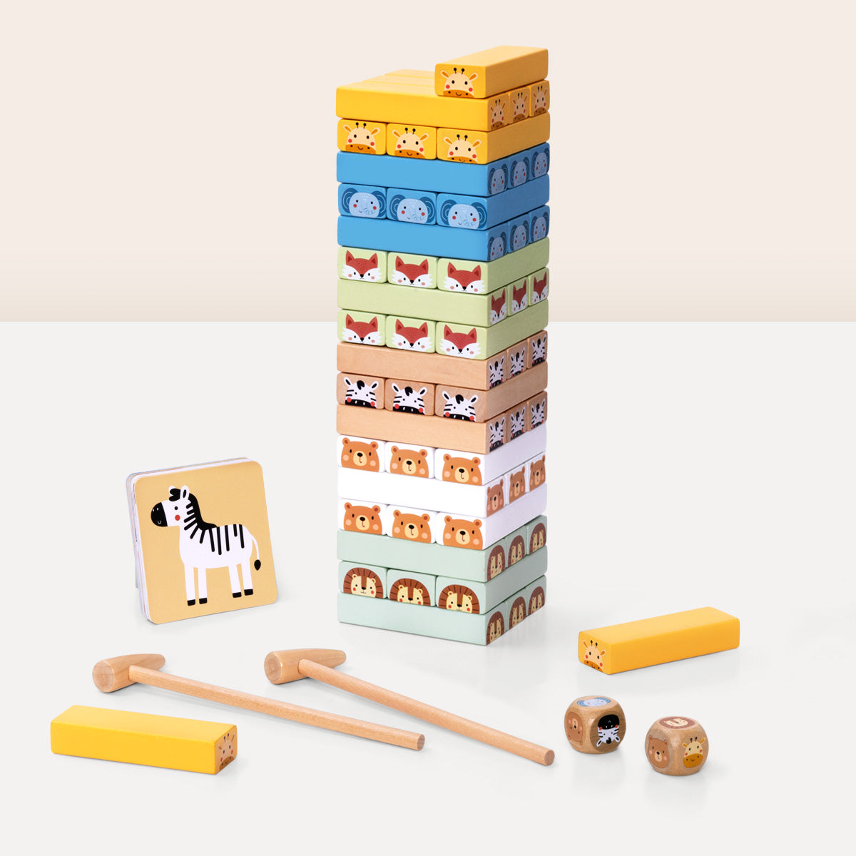 TOOKYTOY Stacking Game - Animals---TY704N – Tooky