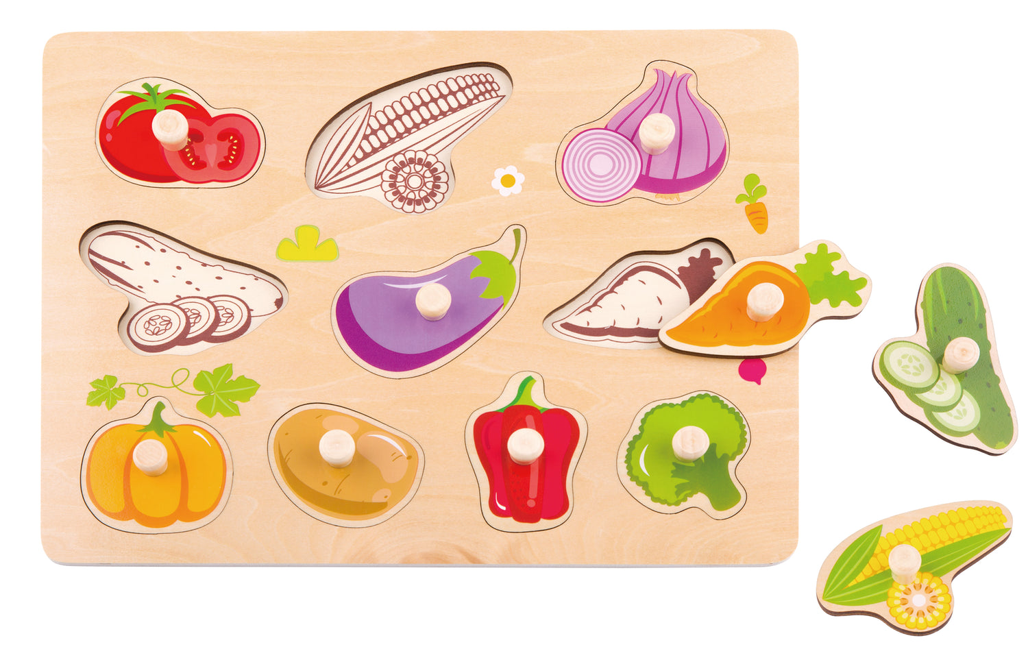 TOOKYTOY Vegrtable Puzzle---TY855