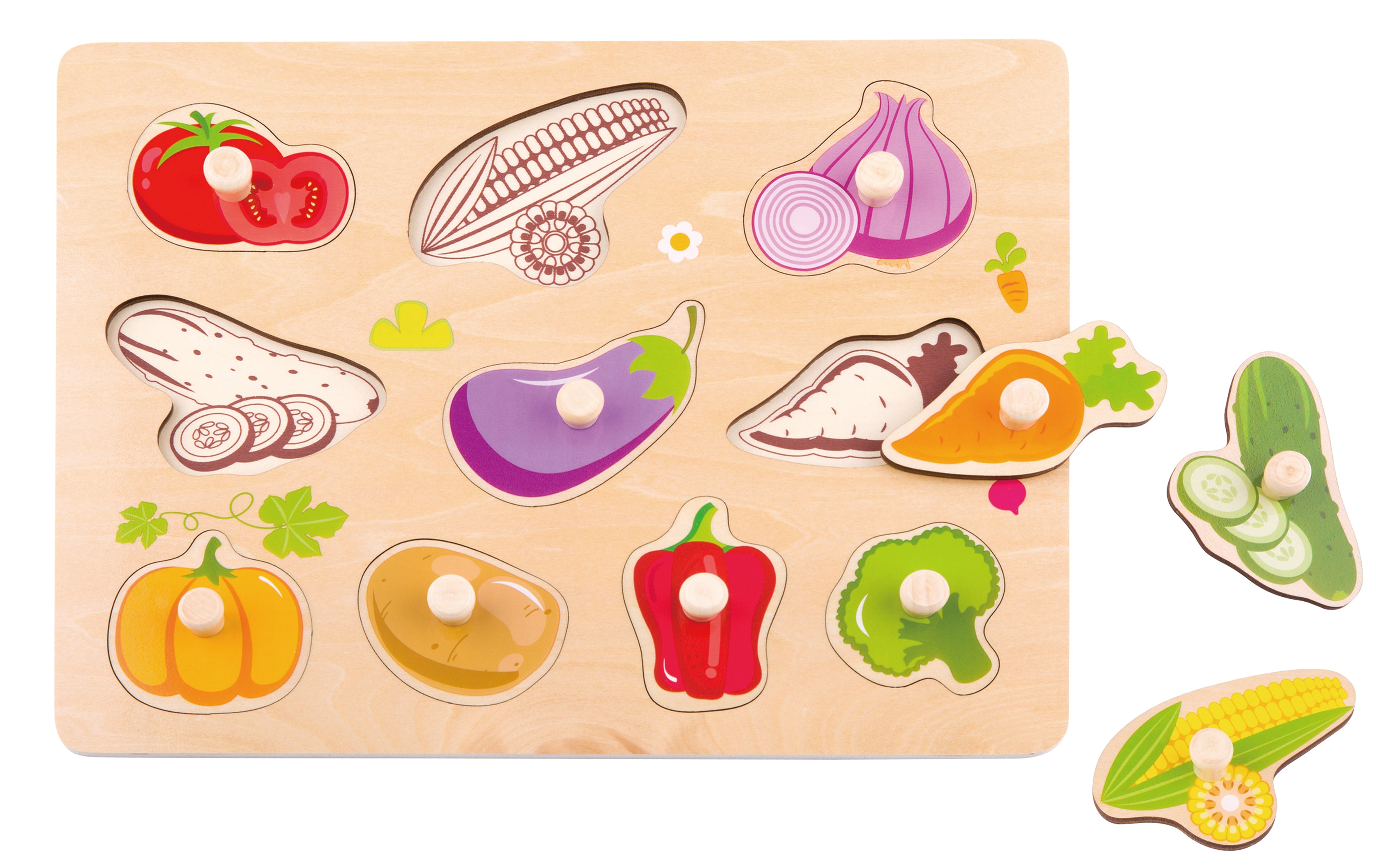 TOOKYTOY Vegrtable Puzzle---TY855