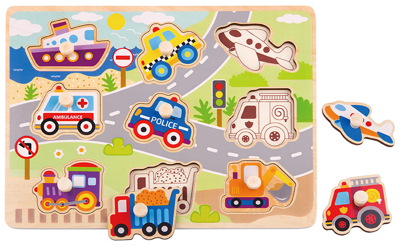 TOOKYTOY Vehicle Puzzle---TY860
